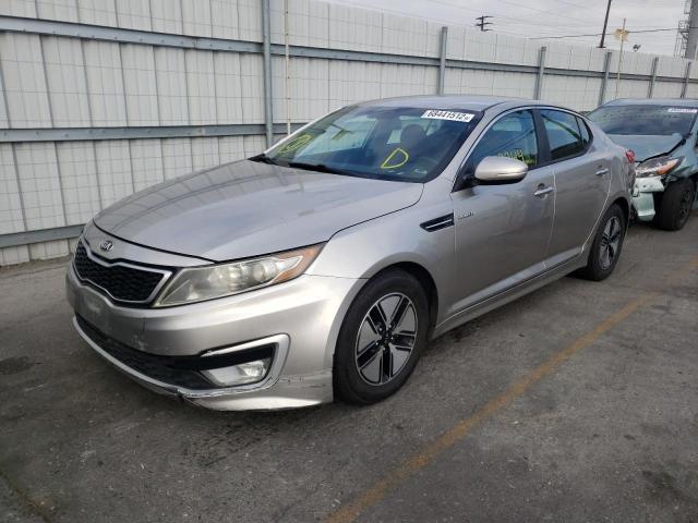 KIA OPTIMA HYB 2013 with VIN KNAGM4AD4D5046187 - Photo from auction