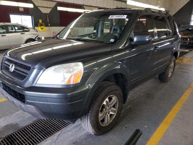HONDA PILOT EXL 2005 with VIN 2HKYF18655H510242 - Photo from auction