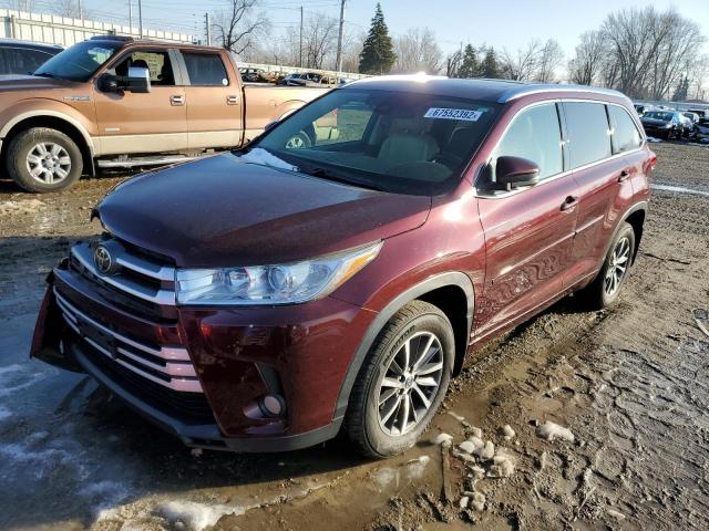 TOYOTA HIGHLANDER 2017 with VIN 5TDJZRFH7HS374142 - Photo from auction