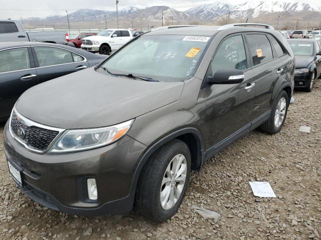 KIA SORENTO EX 2015 with VIN 5XYKU4A79FG619070 - Photo from auction