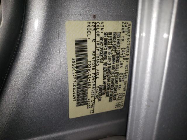 Photo 14 from auction – 2012 NISSAN VERSA S with VIN 3N1BC1CP7CK812247
