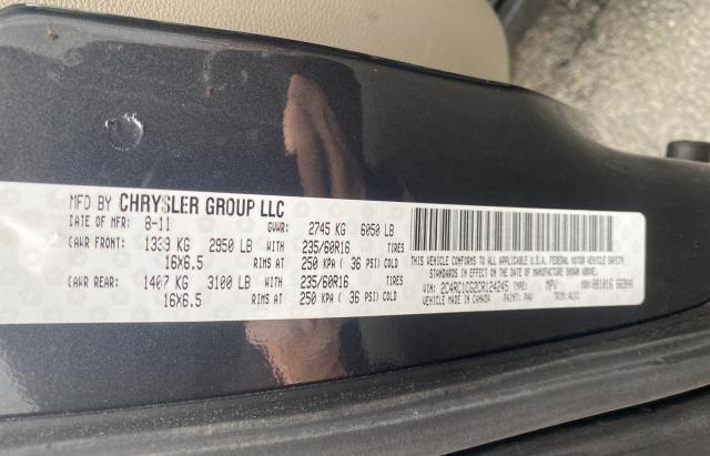 Photo 10 from auction – 2012 CHRYSLER TOWN & COU with VIN 2C4RC1CG2CR124245