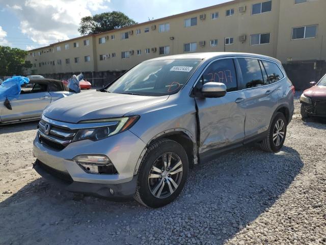 HONDA PILOT EXL 2016 with VIN 5FNYF5H59GB035792 - Photo from auction