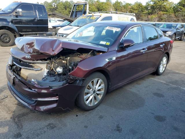 KIA OPTIMA LX 2016 with VIN 5XXGT4L35GG016433 - Photo from auction