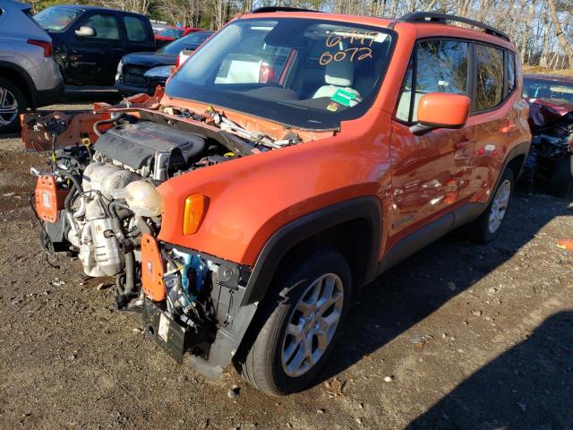 JEEP RENEGADE L 2016 with VIN ZACCJBBT4GPD80445 - Photo from auction