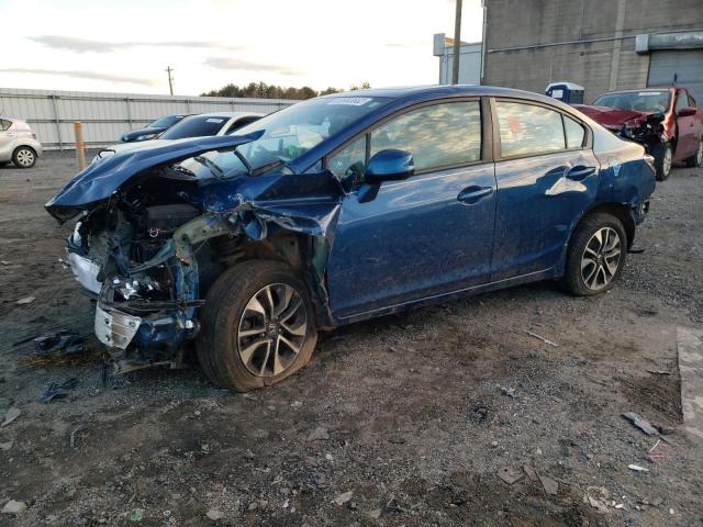 HONDA CIVIC EXL 2013 with VIN 2HGFB2F90DH558150 - Photo from auction