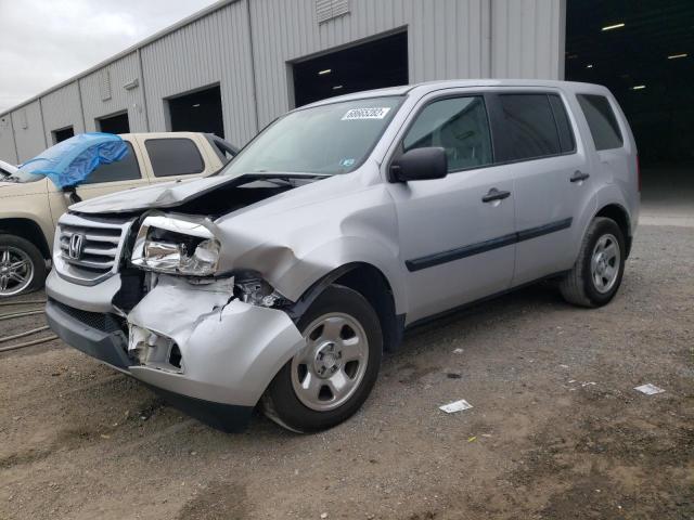 HONDA PILOT LX 2015 with VIN 5FNYF4H2XFB051983 - Photo from auction