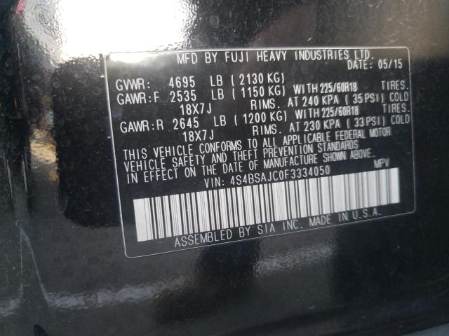 Photo 14 from auction – 2015 SUBARU OUTBACK 2. with VIN 4S4BSAJC0F3334050