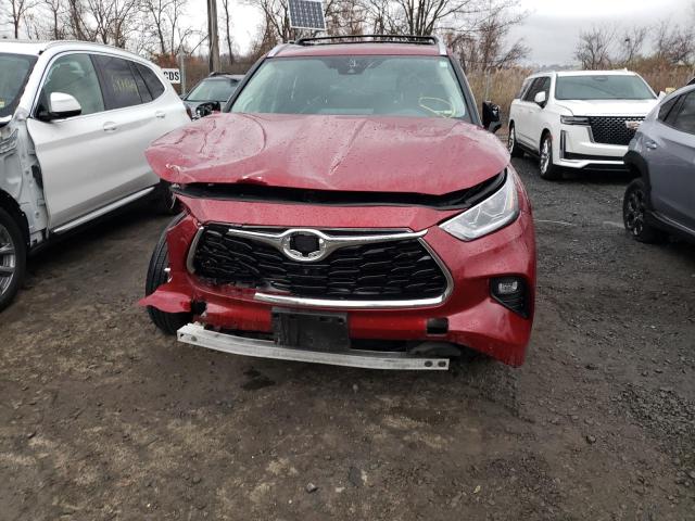 Photo 5 from auction – 2021 TOYOTA HIGHLANDER with VIN 5TDFZRBH9MS065858