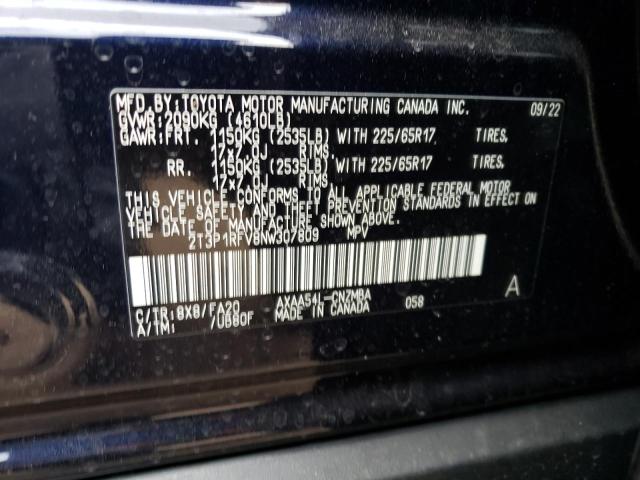 Photo 14 from auction – 2022 TOYOTA RAV4 XLE with VIN 2T3P1RFV8NW307809