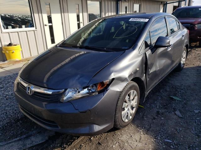 HONDA CIVIC LX 2012 with VIN 19XFB2F53CE079775 - Photo from auction
