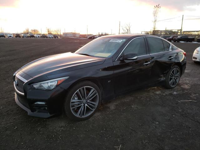 INFINITI Q50 BASE 2014 with VIN JN1BV7AR1EM706395 - Photo from auction