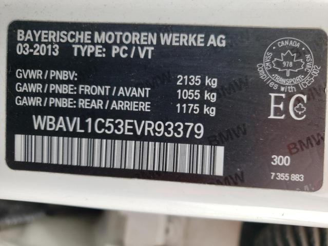 Photo 14 from auction – 2014 BMW X1 XDRIVE2 with VIN WBAVL1C53EVR93379