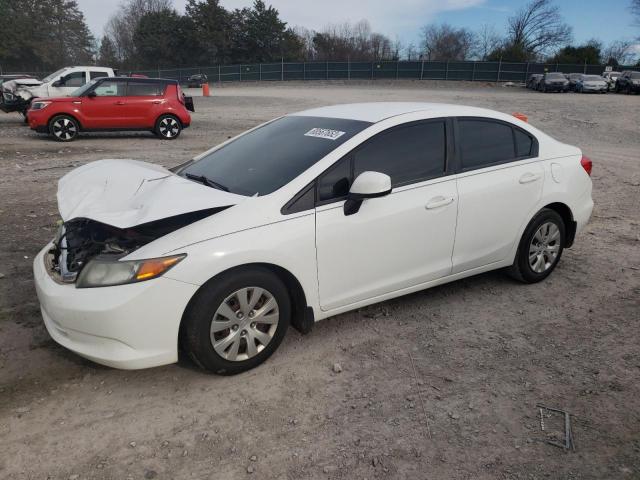 HONDA CIVIC LX 2012 with VIN 19XFB2F56CE009283 - Photo from auction