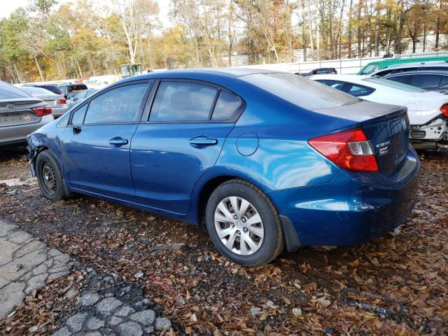 Photo 2 from auction – 2012 HONDA CIVIC LX with VIN 2HGFB2F50CH501197