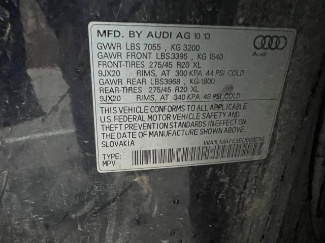 Photo 10 from auction – 2014 AUDI Q7 PREMIUM with VIN WA1LMAFE5ED009250