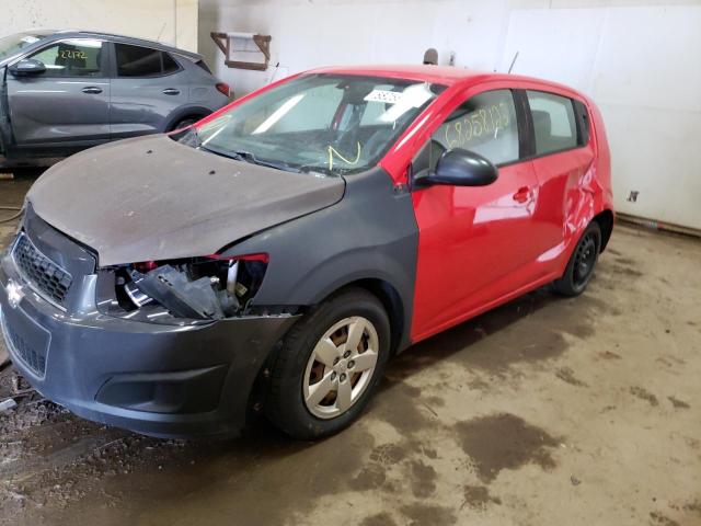 CHEVROLET SONIC LS 2015 with VIN 1G1JA6SHXF4217654 - Photo from auction