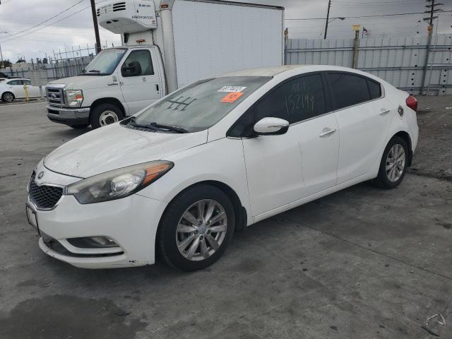 KIA FORTE EX 2014 with VIN KNAFX4A88E5123165 - Photo from auction