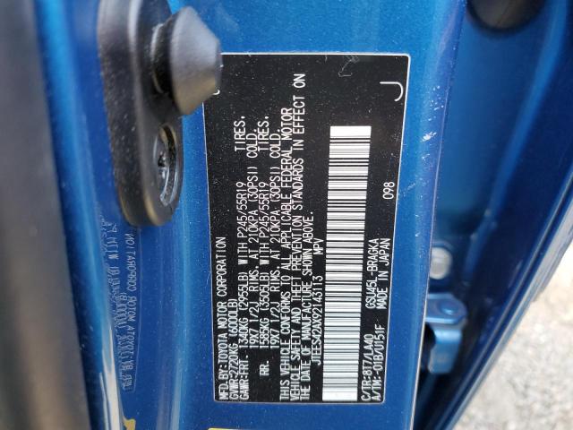 Photo 14 from auction – 2009 TOYOTA HIGHLANDER with VIN JTEES42AX92143113