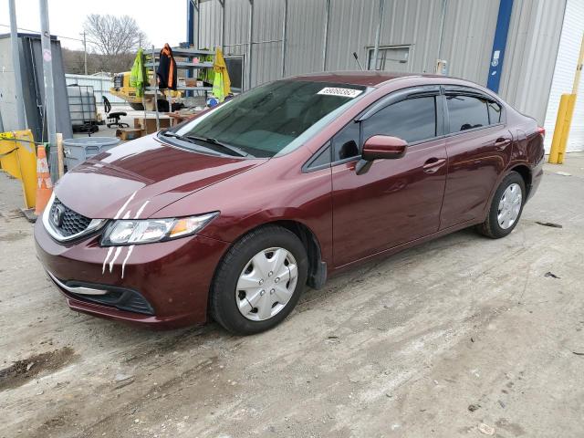 HONDA CIVIC LX 2014 with VIN 19XFB2F5XEE083647 - Photo from auction