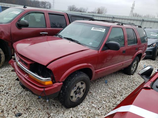 CHEVROLET BLAZER 2003 with VIN 1GNDT13X63K181340 - Photo from auction