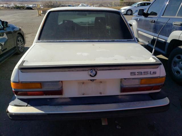 Photo 6 from auction – 1987 BMW 535 I AUTO with VIN WBADC8402H1722137