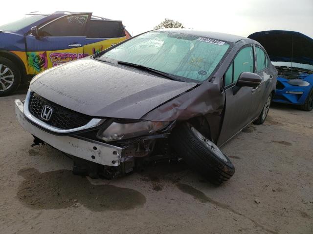 HONDA CIVIC LX 2014 with VIN 19XFB2F5XEE229951 - Photo from auction