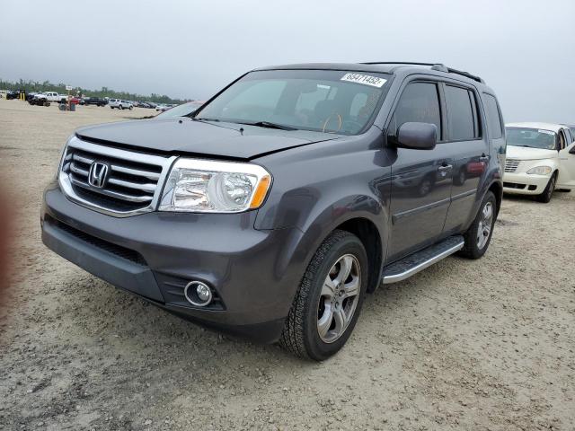 HONDA PILOT EXL 2014 with VIN 5FNYF3H57EB013520 - Photo from auction