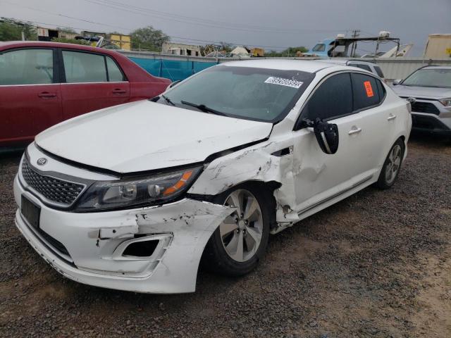 KIA OPTIMA HYB 2014 with VIN KNAGN4AD1E5067500 - Photo from auction