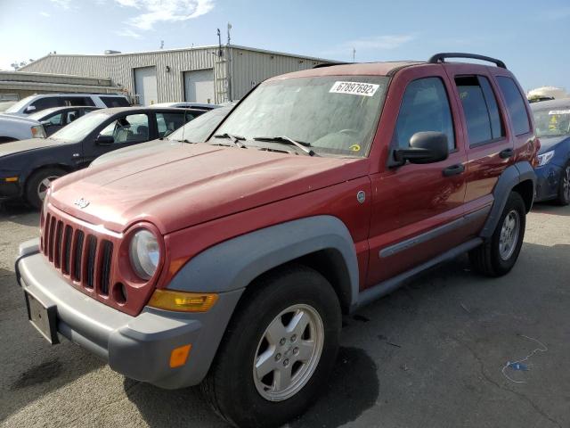 JEEP LIBERTY 2006 with VIN 1J4GL48K16W128329 - Photo from auction