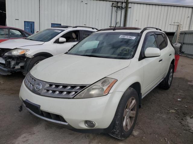 NISSAN MURANO SL 2007 with VIN JN8AZ08TX7W525202 - Photo from auction