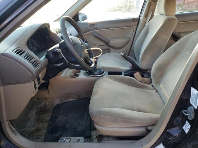 Photo 7 from auction – 2001 HONDA CIVIC LX with VIN 2HGES15521H542953