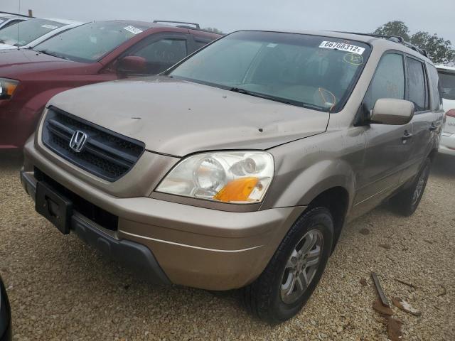 Photo 1 from auction – 2004 HONDA PILOT EXL with VIN 2HKYF186X4H607385