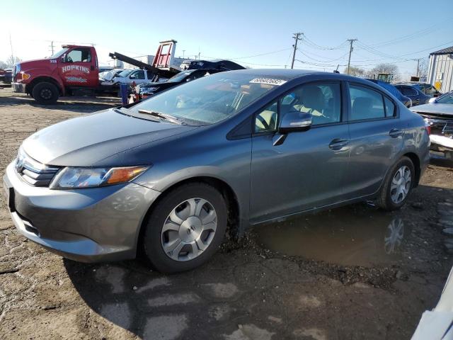 Photo 1 from auction – 2012 HONDA CIVIC HYBR with VIN JHMFB4F21CS009186