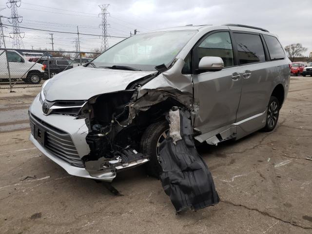TOYOTA SIENNA XLE 2020 with VIN 5TDYZ3DC2LS025983 - Photo from auction