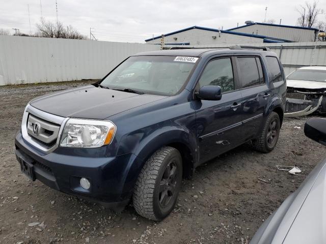 HONDA PILOT EX 2011 with VIN 5FNYF4H45BB004985 - Photo from auction