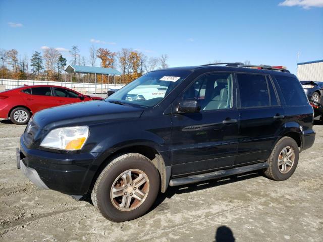 HONDA PILOT EX 2004 with VIN 2HKYF18604H559122 - Photo from auction