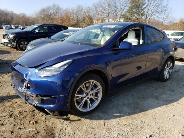 TESLA MODEL Y 2021 with VIN 5YJYGDEE4MF083045 - Photo from auction