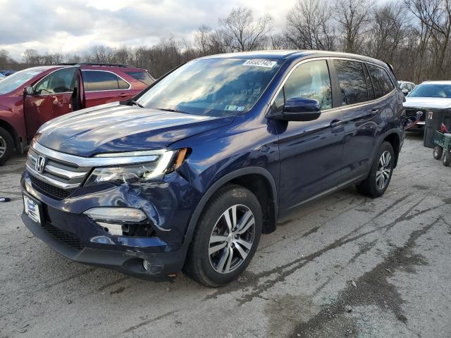 HONDA PILOT EXL 2018 with VIN 5FNYF6H59JB055263 - Photo from auction