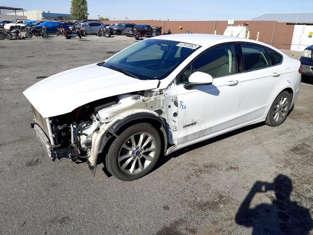 FORD FUSION SE 2017 with VIN 3FA6P0LU7HR183001 - Photo from auction