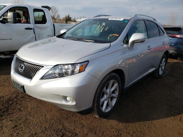 LEXUS RX 350 2010 with VIN 2T2BK1BA0AC063939 - Photo from auction