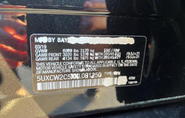 Photo 10 from auction – 2019 BMW X7 XDRIVE4 with VIN 5UXCW2C5XKL081250