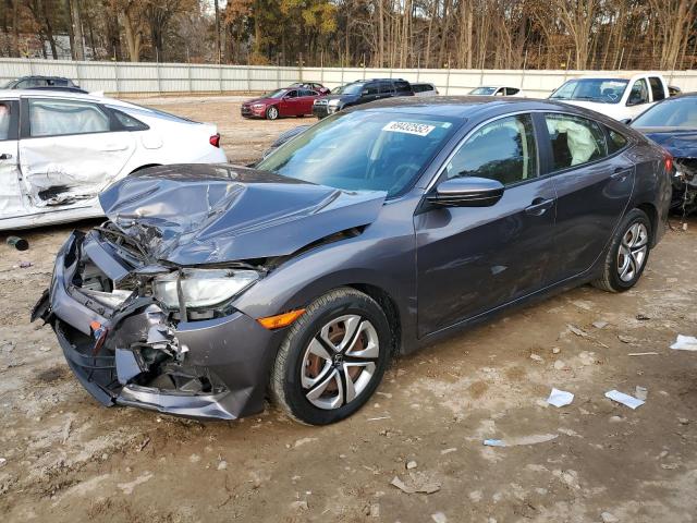 HONDA CIVIC LX 2016 with VIN 19XFC2F5XGE037798 - Photo from auction