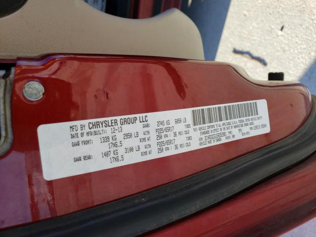 Photo 14 from auction – 2014 DODGE GRAND CARA with VIN 2C4RDGCG1ER252981