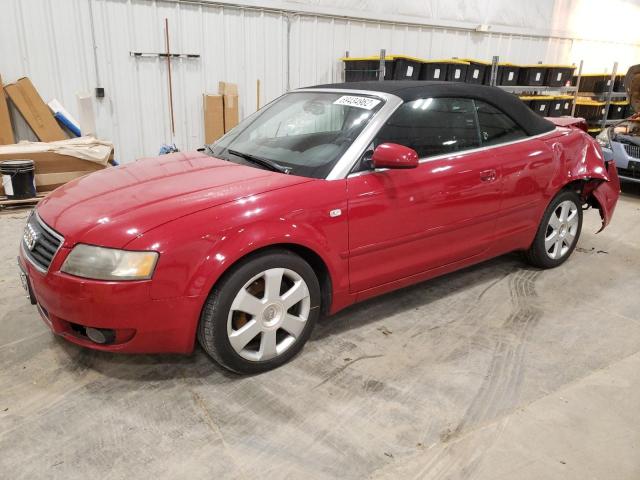 AUDI A4 3.0 CAB 2004 with VIN WAUAT48H34K005892 - Photo from auction