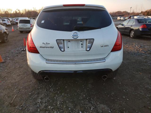 Photo 6 from auction – 2006 NISSAN MURANO SL with VIN JN8AZ08W36W503549
