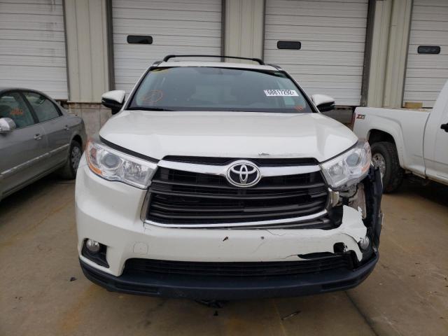 Photo 5 from auction – 2016 TOYOTA HIGHLANDER with VIN 5TDJKRFH5GS329140