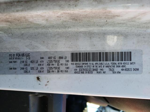 Photo 14 from auction – 2016 RAM PROMASTER with VIN 3C6TRVDG1GE130482