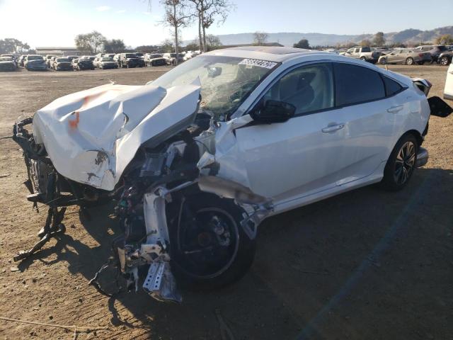 HONDA CIVIC EXL 2018 with VIN JHMFC1F79JX005359 - Photo from auction