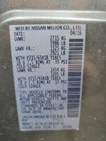 Photo 14 from auction – 2016 NISSAN PATHFINDER with VIN 5N1AR2MN4GC650384